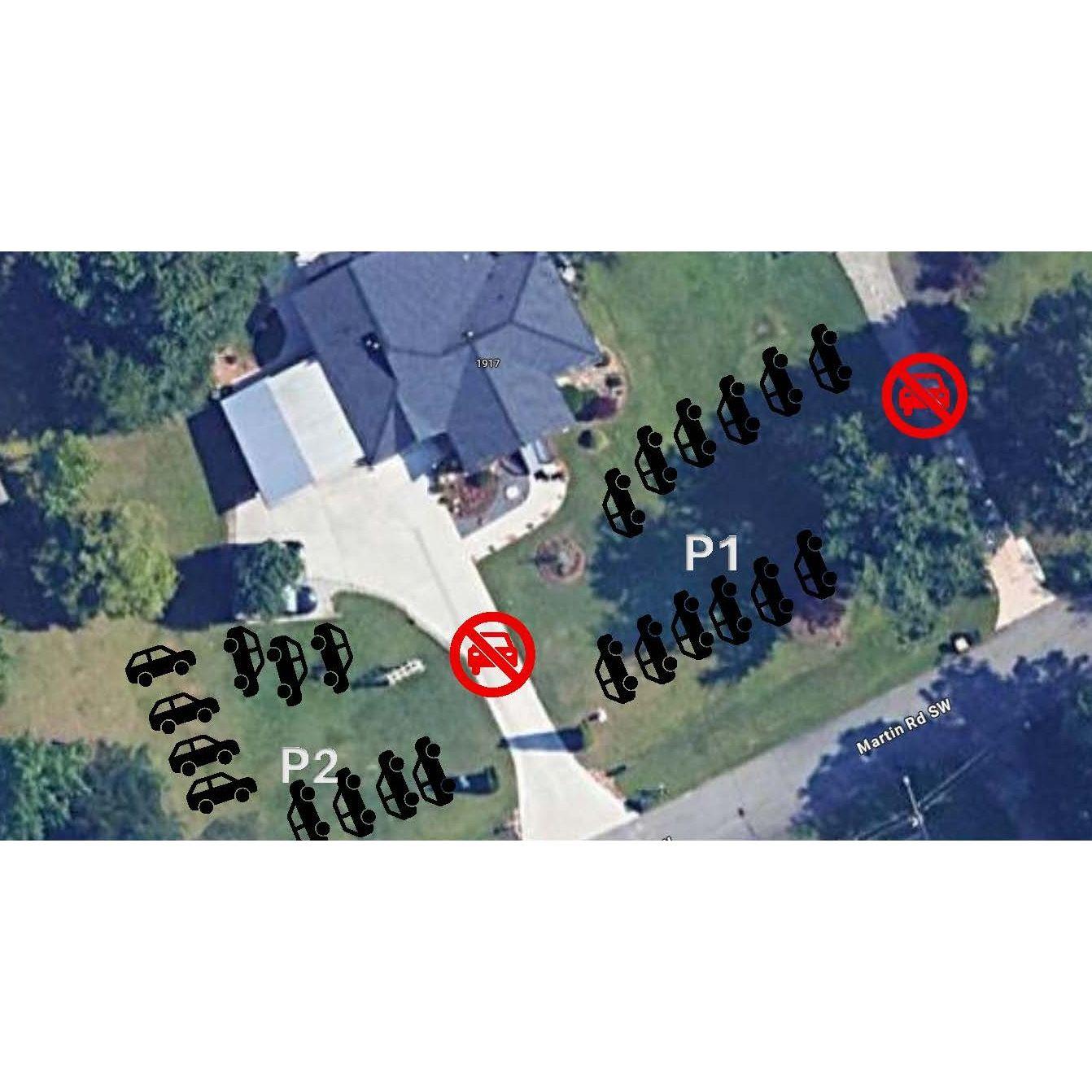 Please leave the drive ways open.