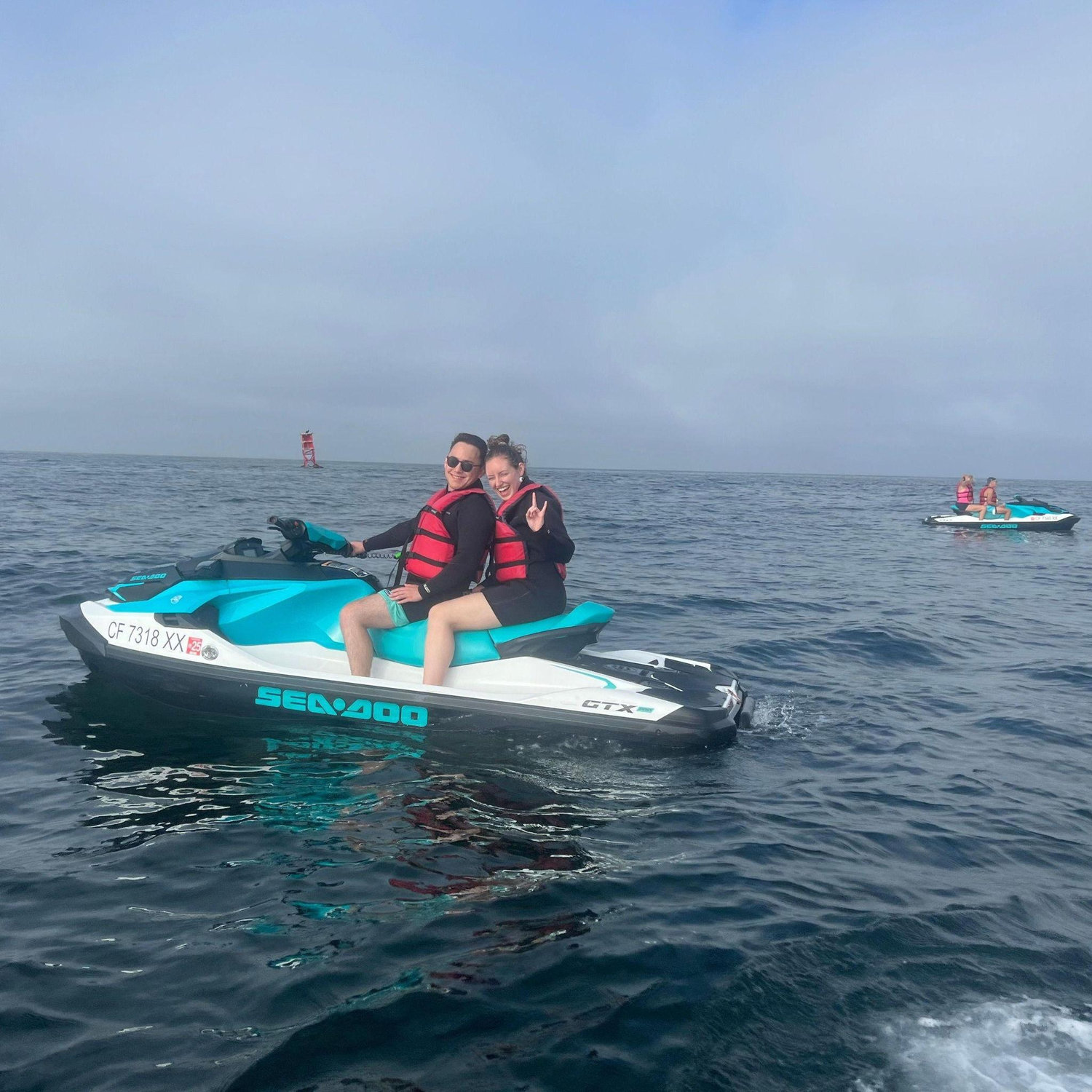 One of the coolest things we've ever done was jetski from Long Beach to Catalina Island (about 4 hours roundtrip!). We had a blast, but will definitely be bringing gloves and goggles for next time.