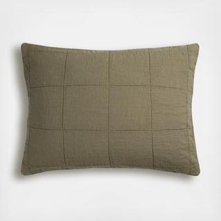 Linen Box Quilted Sham, Set of 2