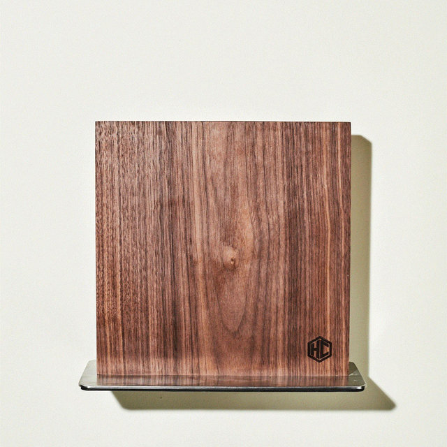 HexClad Hybrid Cookware, Magnetic Walnut Knife Block Holder | Zola