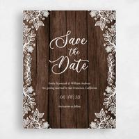 Brown Wedding Save the Date - Kenton Classic