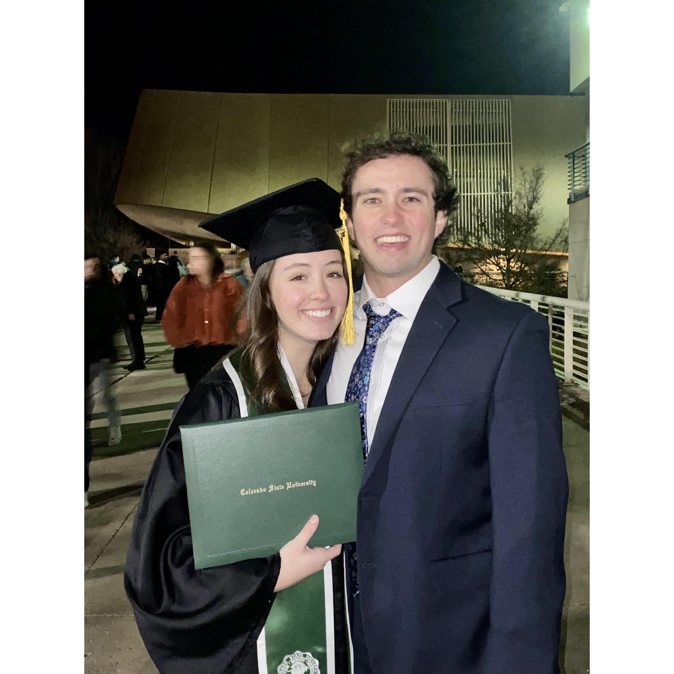 Megan's CSU Graduation 2022