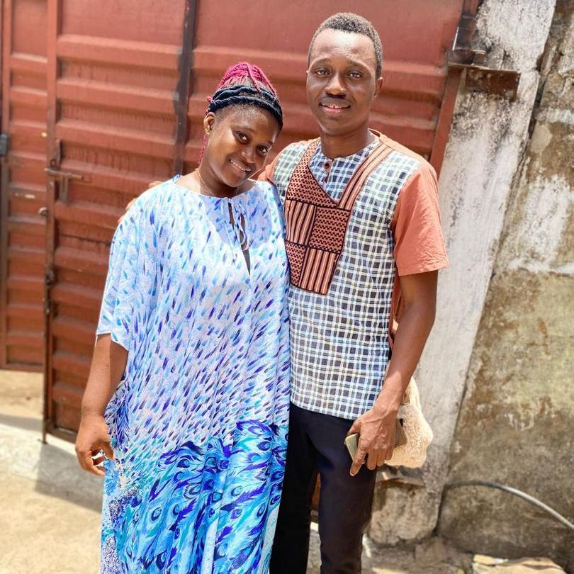 Vetisha Salamatu Fofanah and Pastor Andrew Sesay