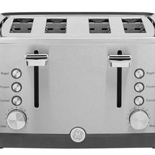 GE Stainless Steel 4 Slice Toaster