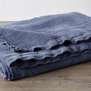 Larkspur Linen Throw