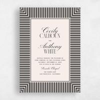 Beige Wedding Invitation - Connell Classic