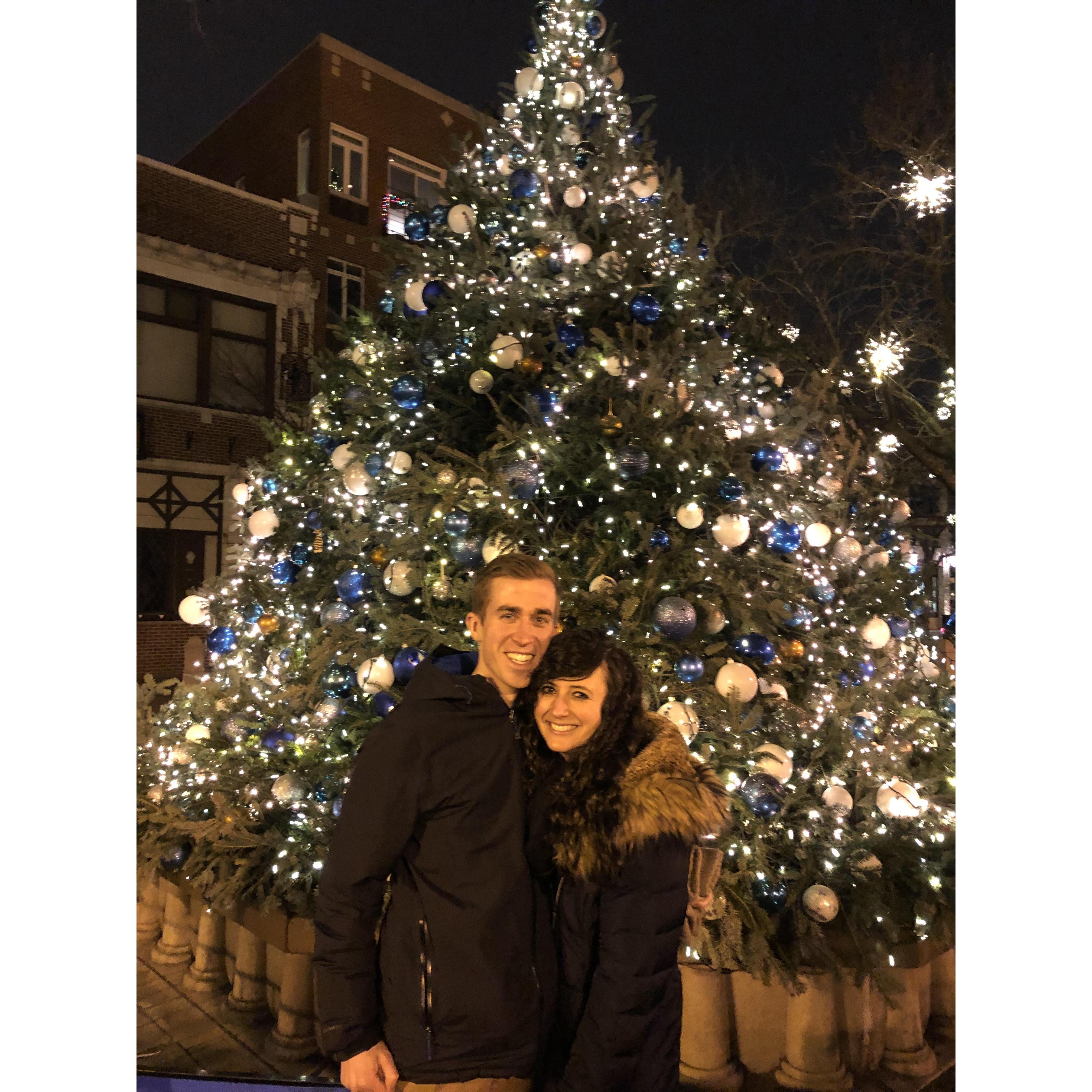 First Christmas in Lincoln Square :)!