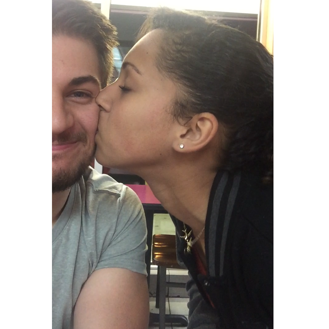 First date and first "kiss" 2015