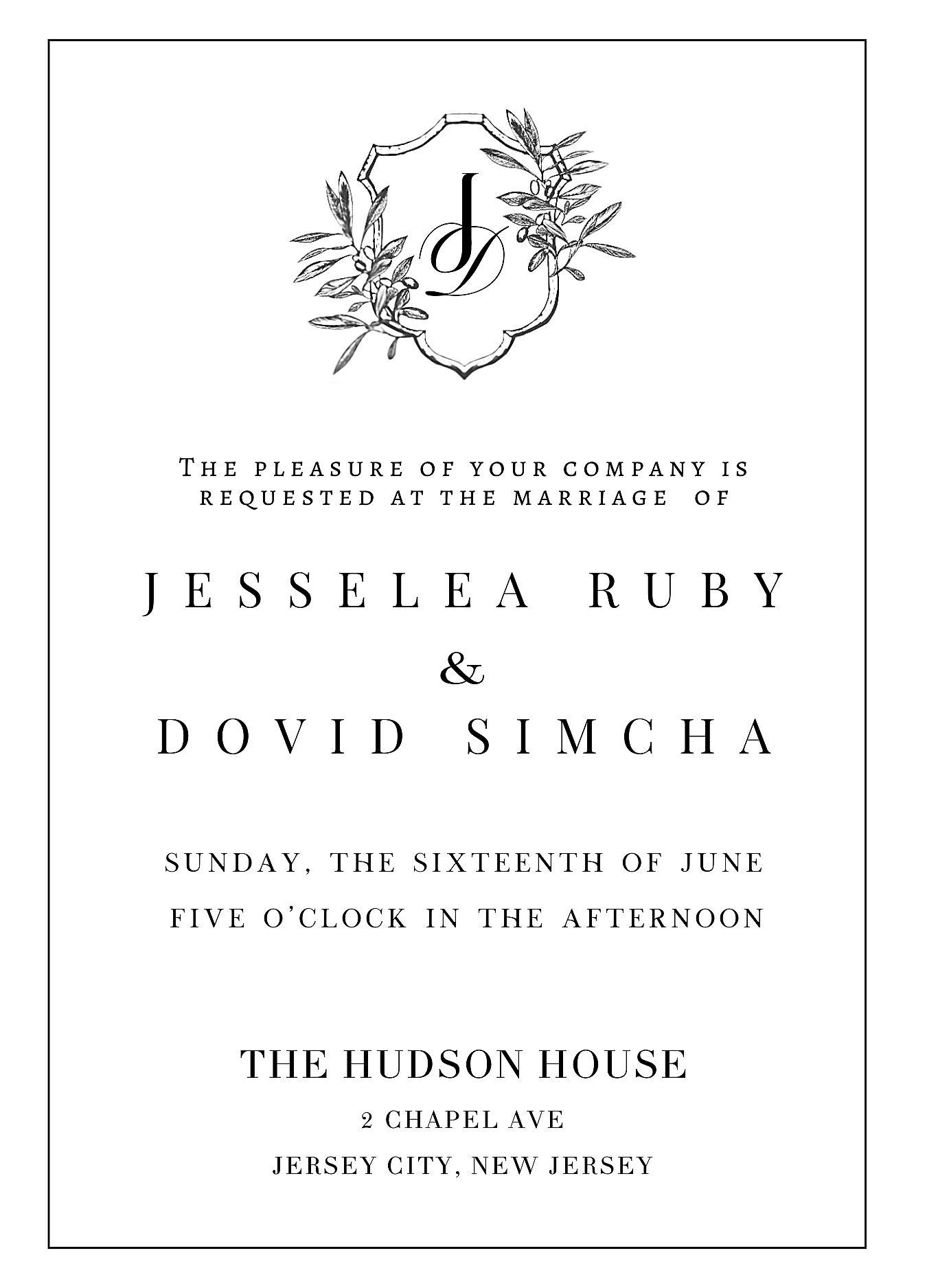 The Wedding Website of Jesselea Roberts and Dovid Schoenberg