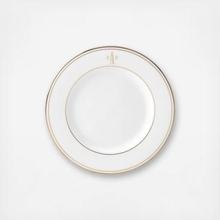 Federal Gold Block Salad/Dessert Plate
