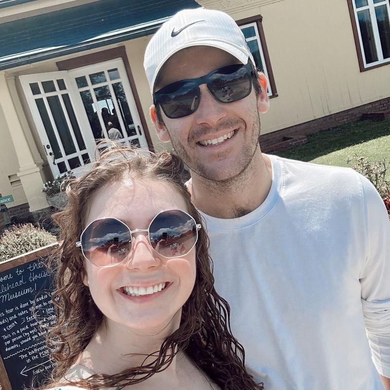 August 2023: Issy met Tyler's whole family on this vacation