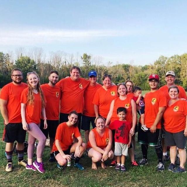 August 2019 - Our first season with the kickball team!
