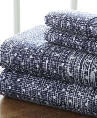 ienjoy Home - The Timeless Classics by Home Collection Premium Ultra Soft Pattern 4 Piece Bed Sheet Set - Queen
