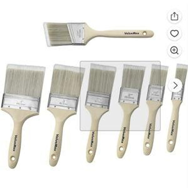 ValueMax 7PC Paint Brushes Set