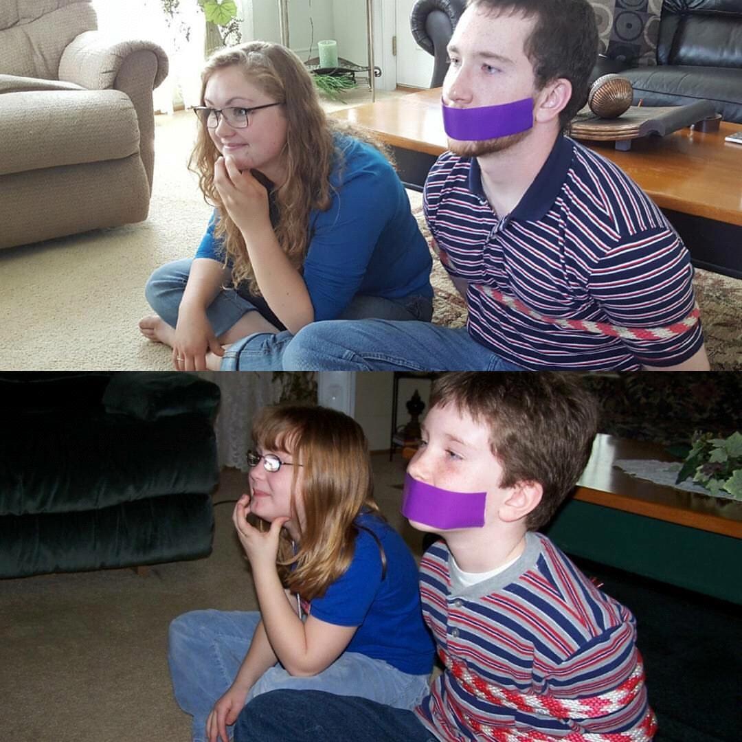 Re-enactment of our “first date”