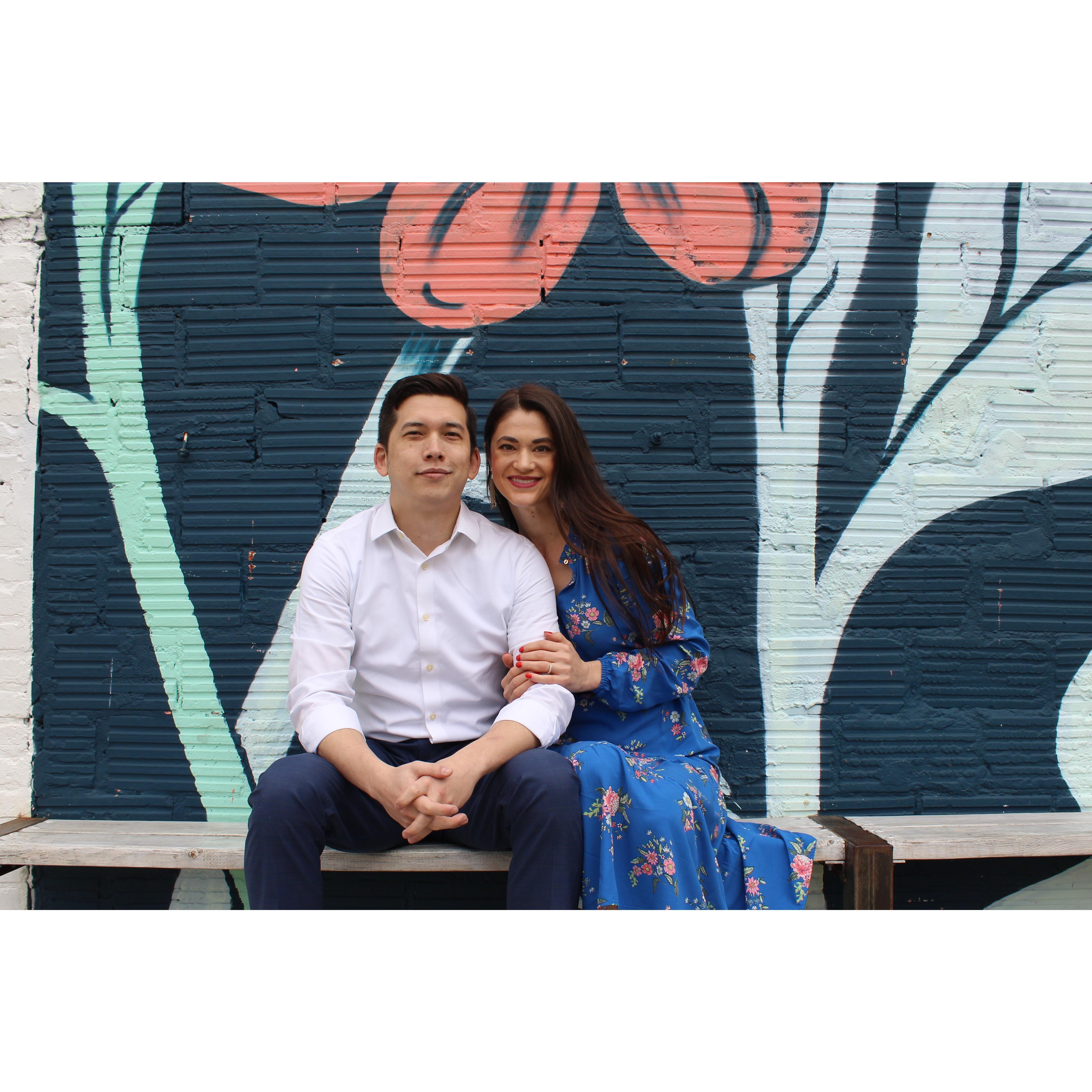 Ponce City Market. Big thank you to Kai's sister, Amy Ishii, who took our engagement pictures! She's the best :)