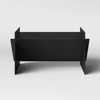 Flat Pack Wood Burning Outdoor Fire Pit - Black - Project 62™