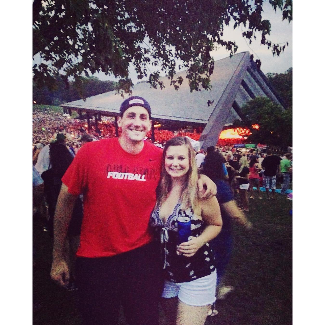 At Blossom for Luke Bryan <3