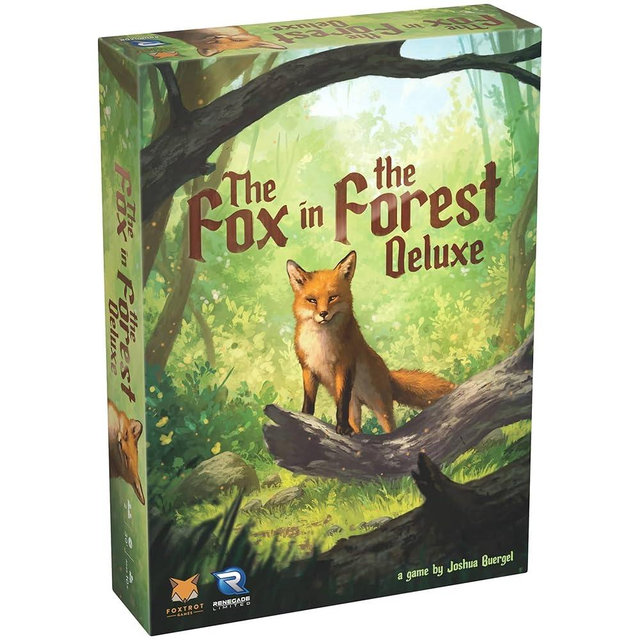 Renegade Games : The Fox in The Forest Deluxe Edition - Trick Taking Card Game, New Modules & Illustrations, Special Cards, Ages 10+, 2 Players,