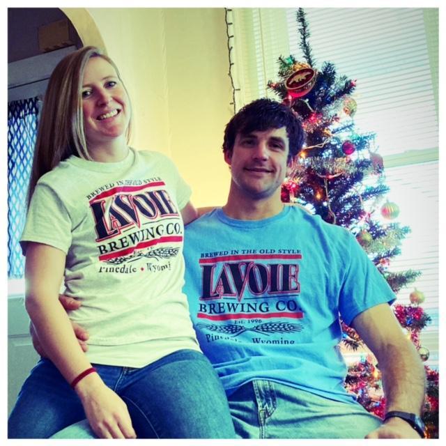 LaVoie Brewing shirts from my parents