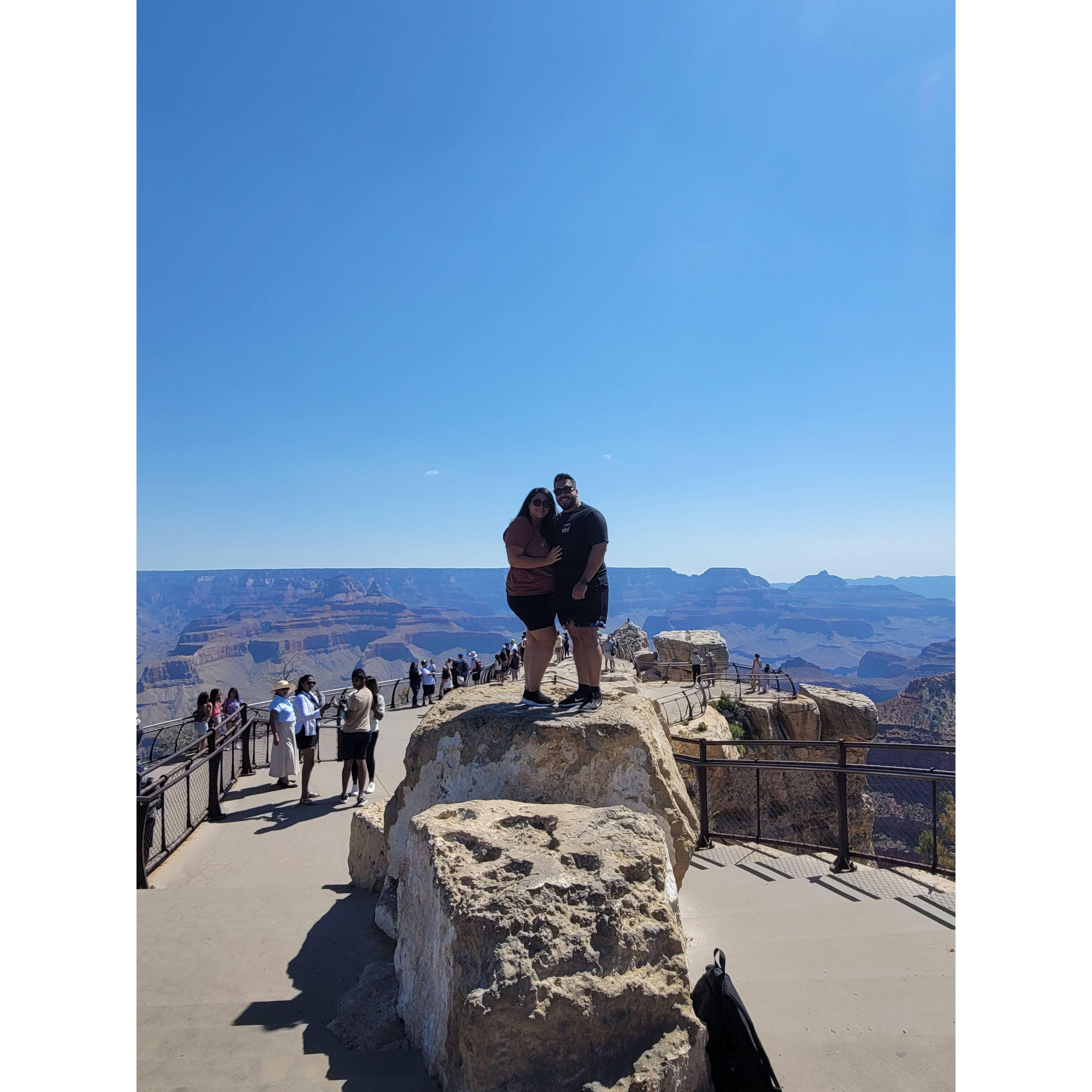 At the Grand Canyon for the first time in 2023