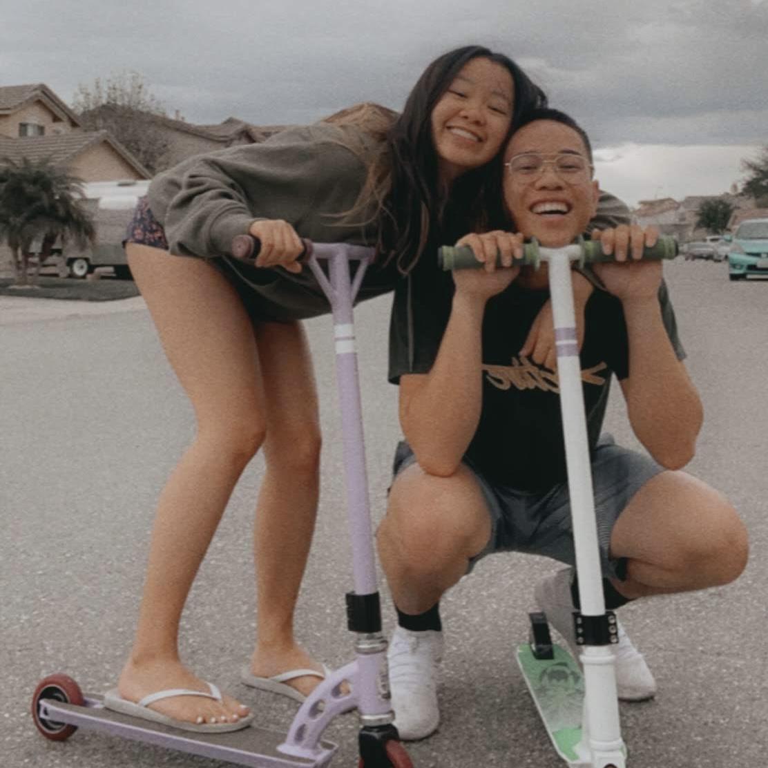 03.22.20, painted scooters we thrifted