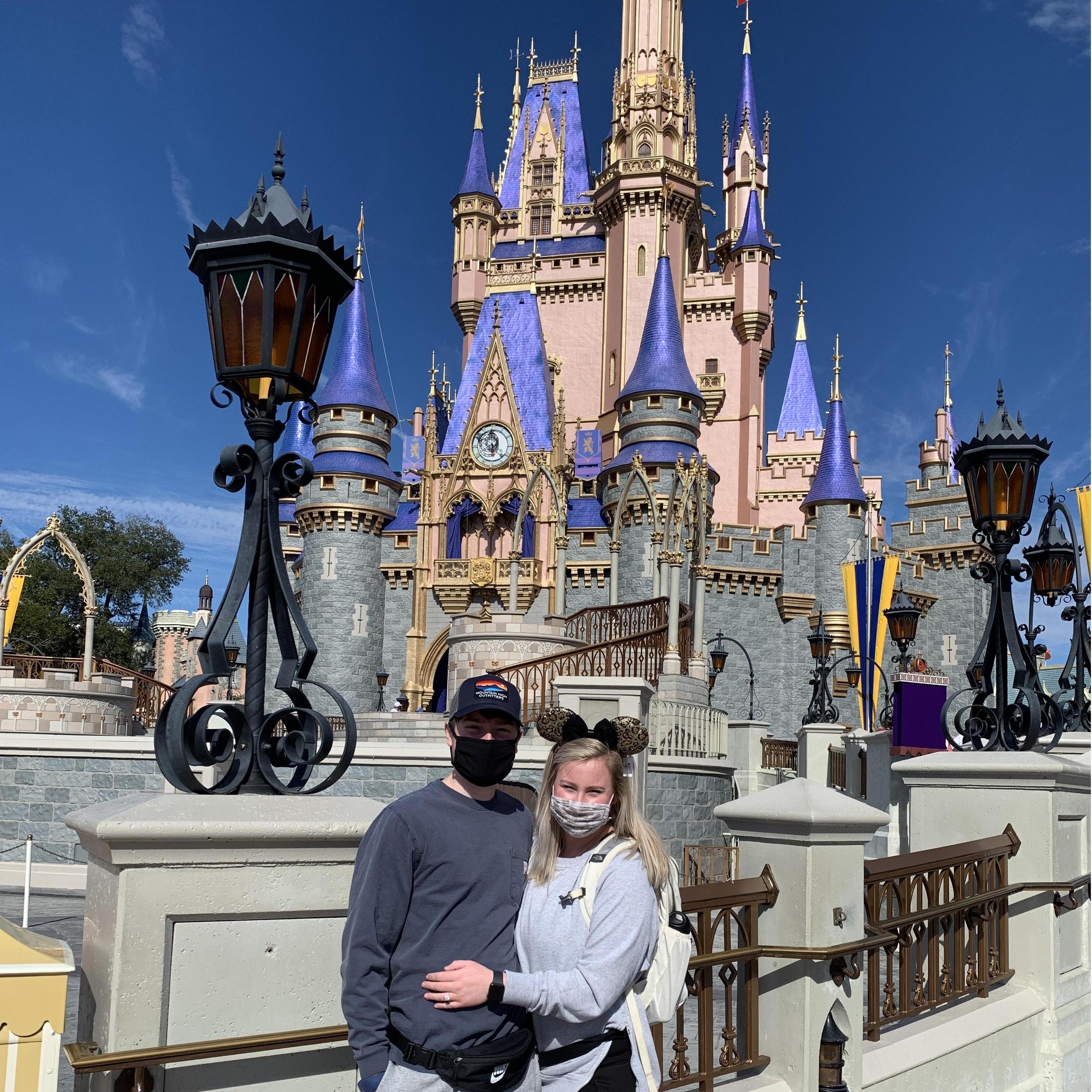 Our first of many trips to Disney.