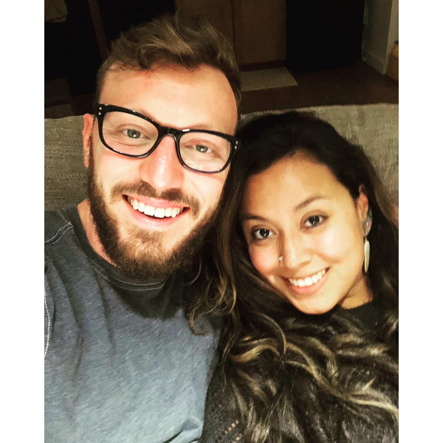 Content just hanging out on the couch together <3