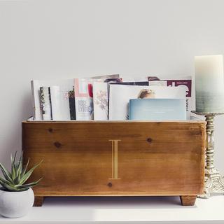 Personalized Wooden Wine Trough
