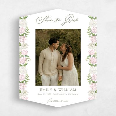 Pink Diamond Wedding Save the Date - Speranza Photo