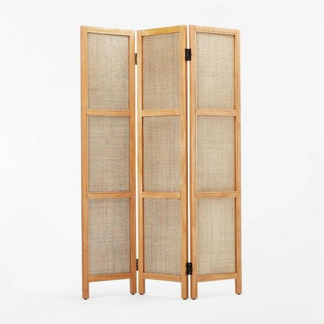 Lomita Rattan Room Divider Natural - Threshold™ designed with Studio McGee