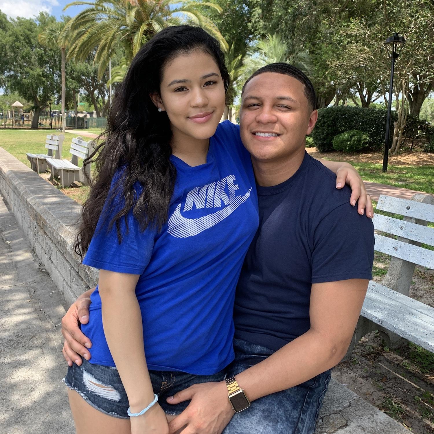 Traveled out of state for the first time together💙