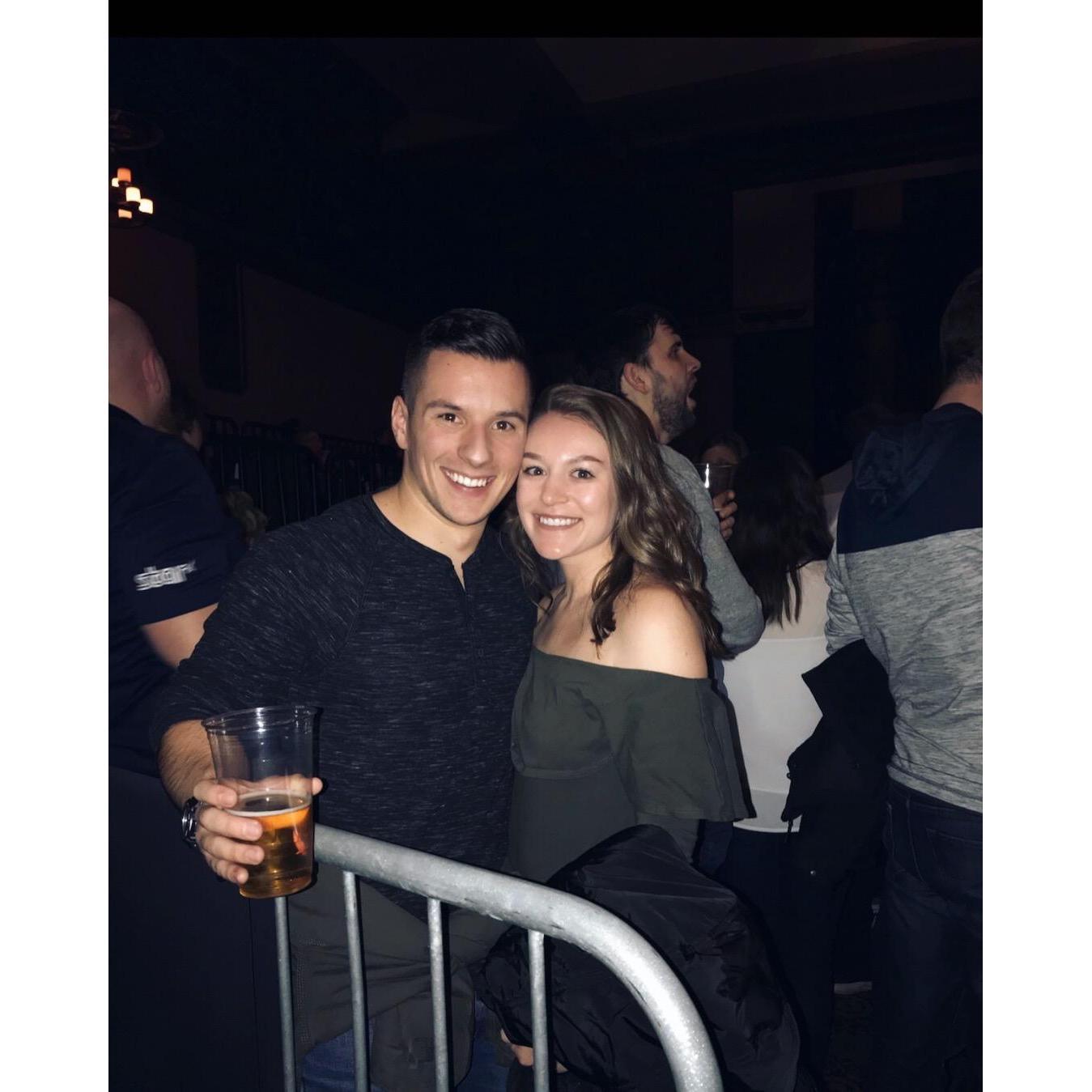 First concert together seeing Walk The Moon.