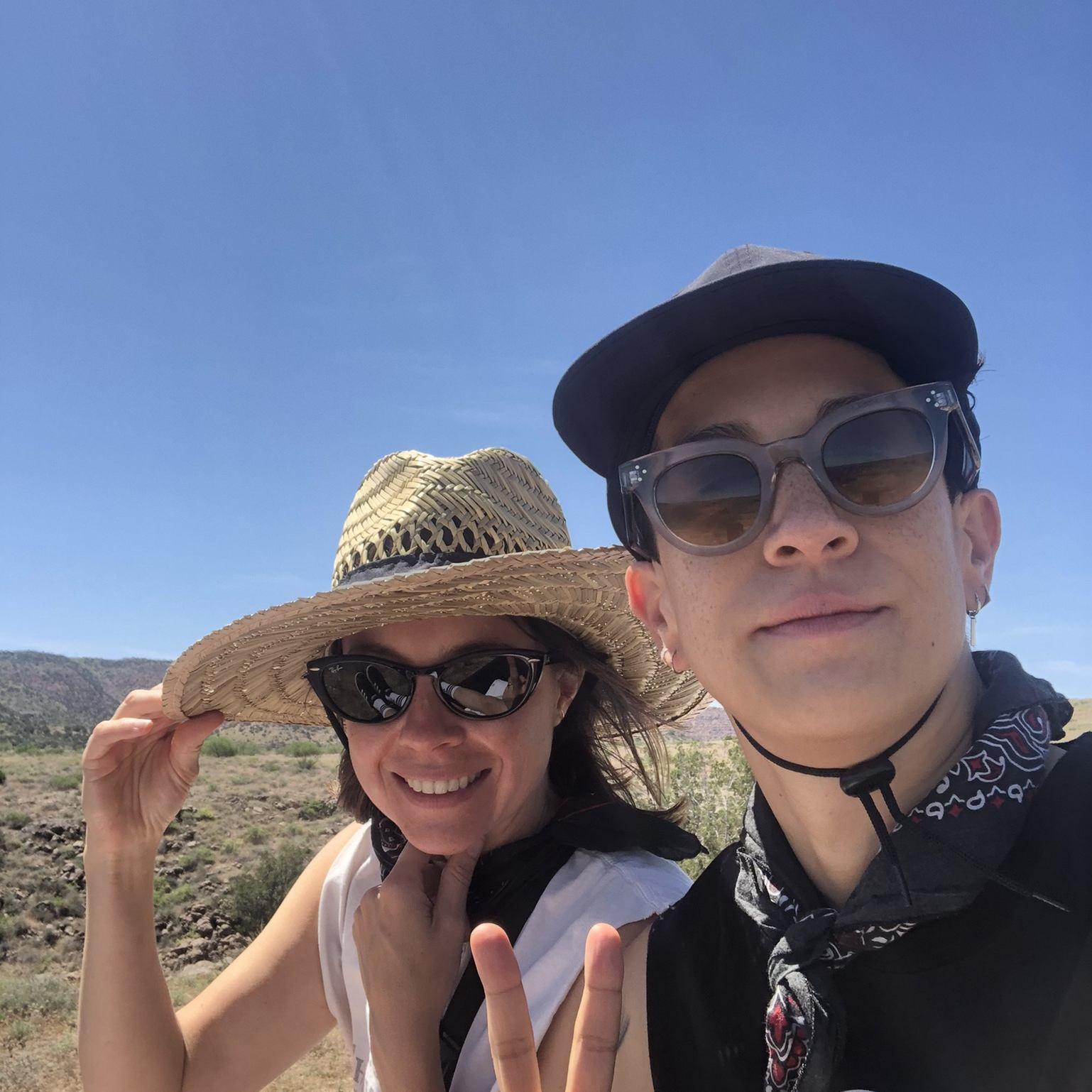 At a vortex in Sedona, AZ.