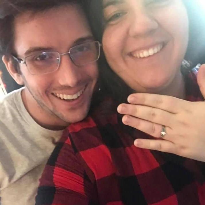Engaged on Christmas morning!