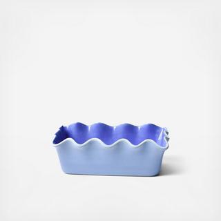 Iris Blue Ruffle Loaf Pan