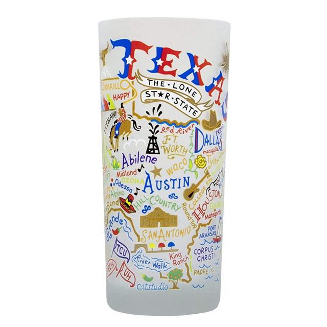 catstudio Texas Drinking Glass | Beautiful Award Winning Home Decor Artwork Printed On A Durable Cup | Great Birthday, Anniversary, Graduation, Christmas Gift