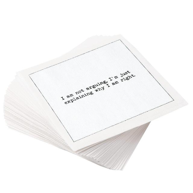 Snarky Quotes Cocktail Napkins