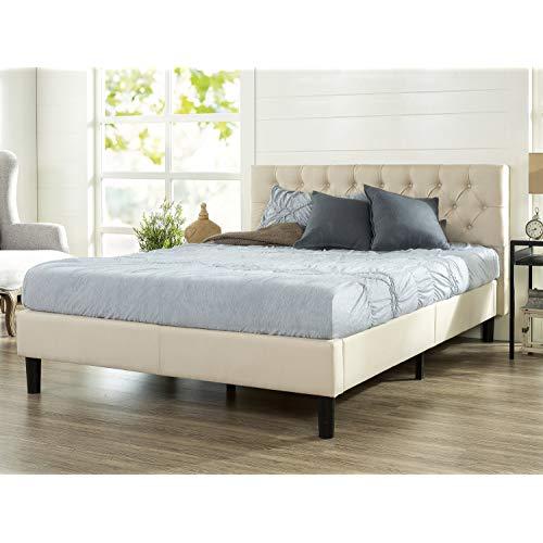 Zinus Misty Platform Bed, King, Taupe