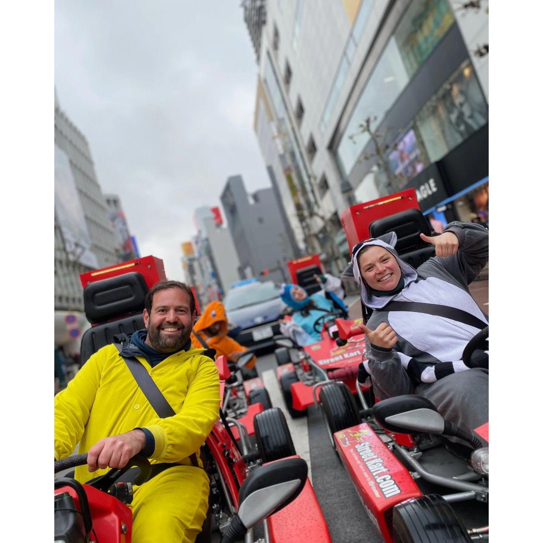 Just a pikachu and a lemur out sightseeing in Tokyo, 2023