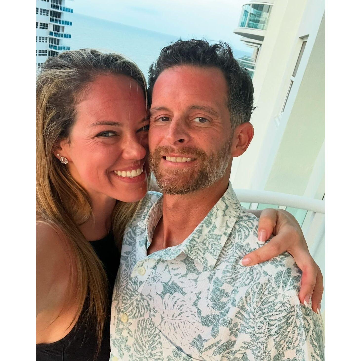 Sun burned in Florida!