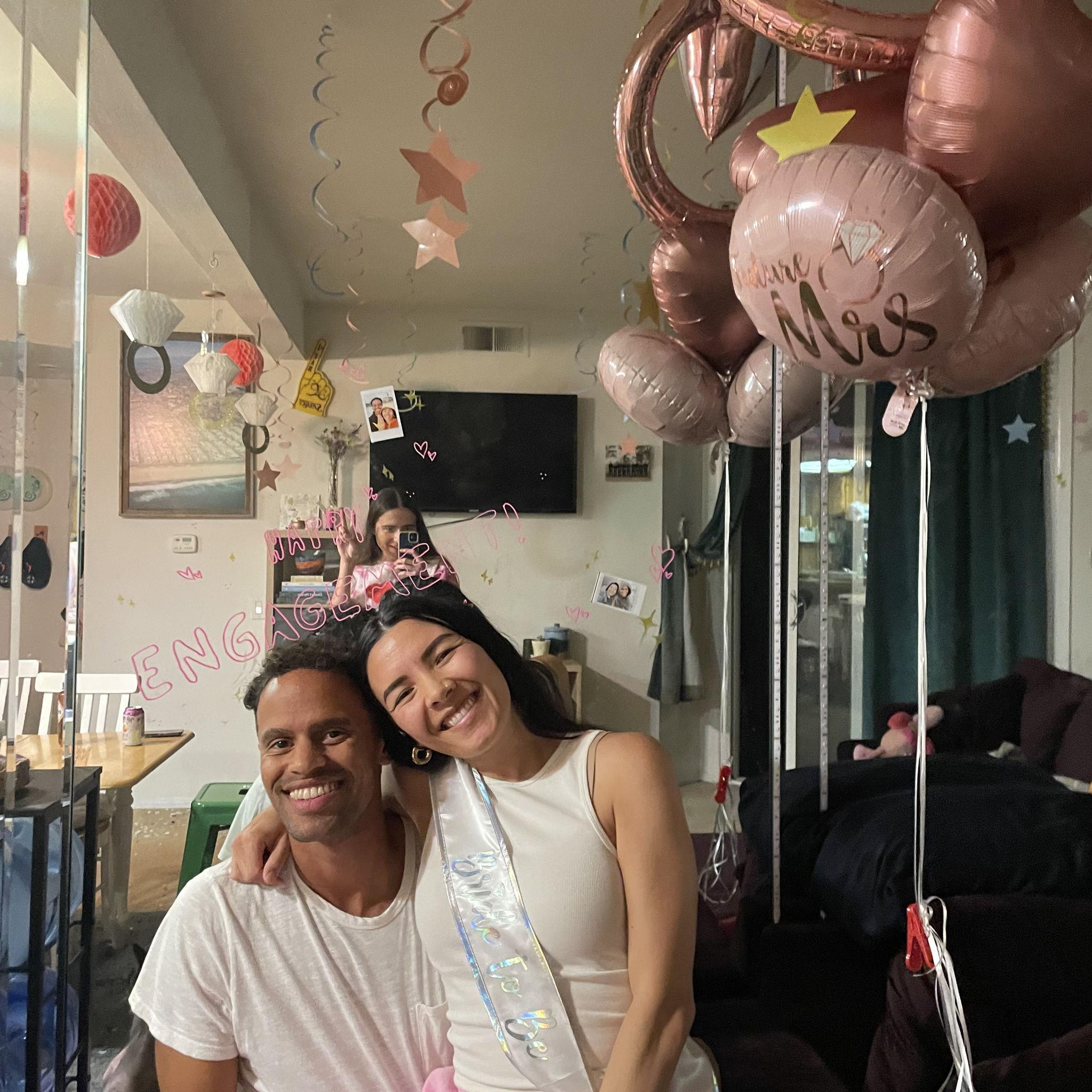 Our super special surprise engagement party