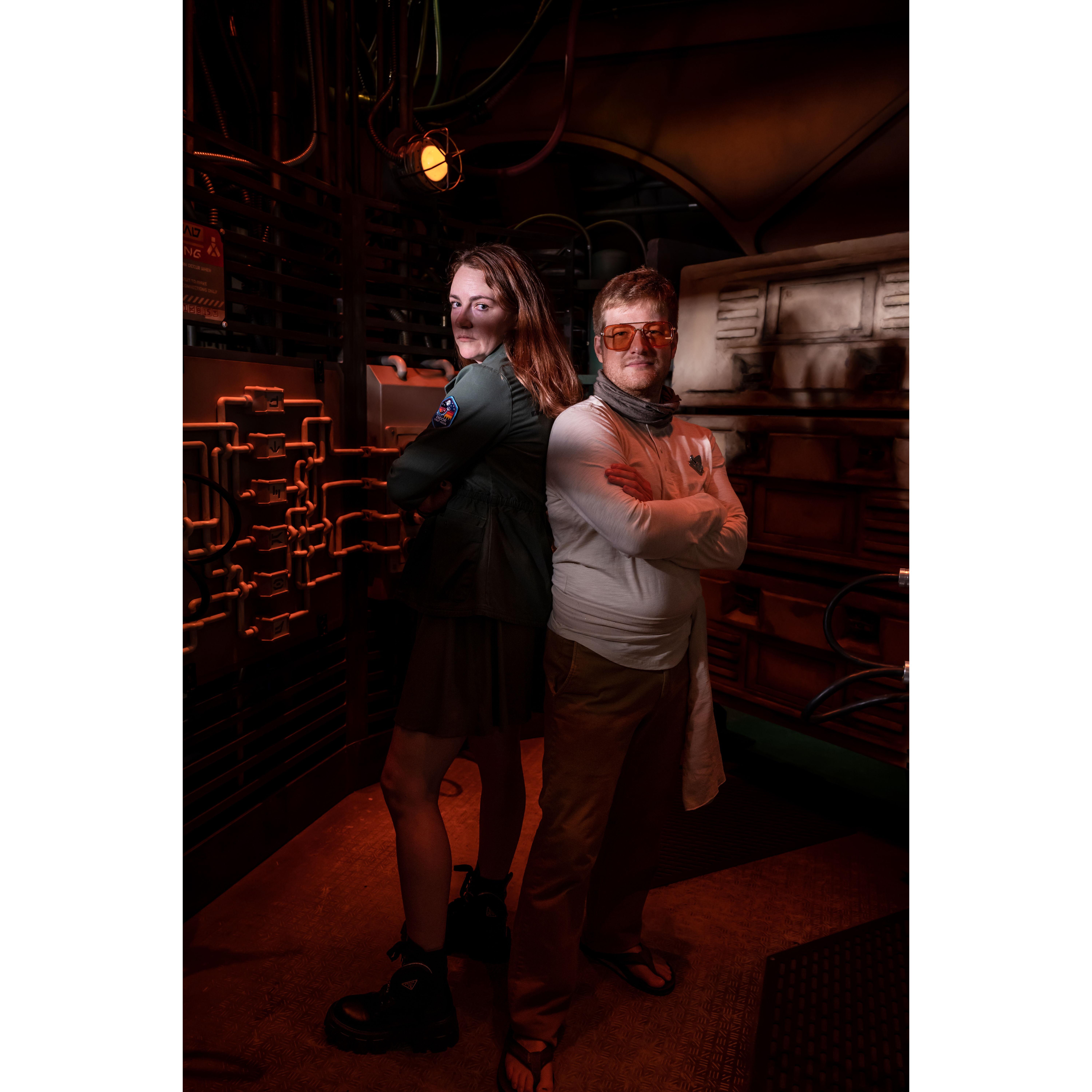 Photo session from the Galactic Starcruiser experience in Disney. SO much fun.