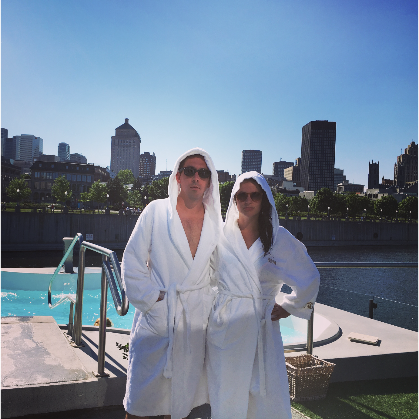 balling at a spa in Montreal
