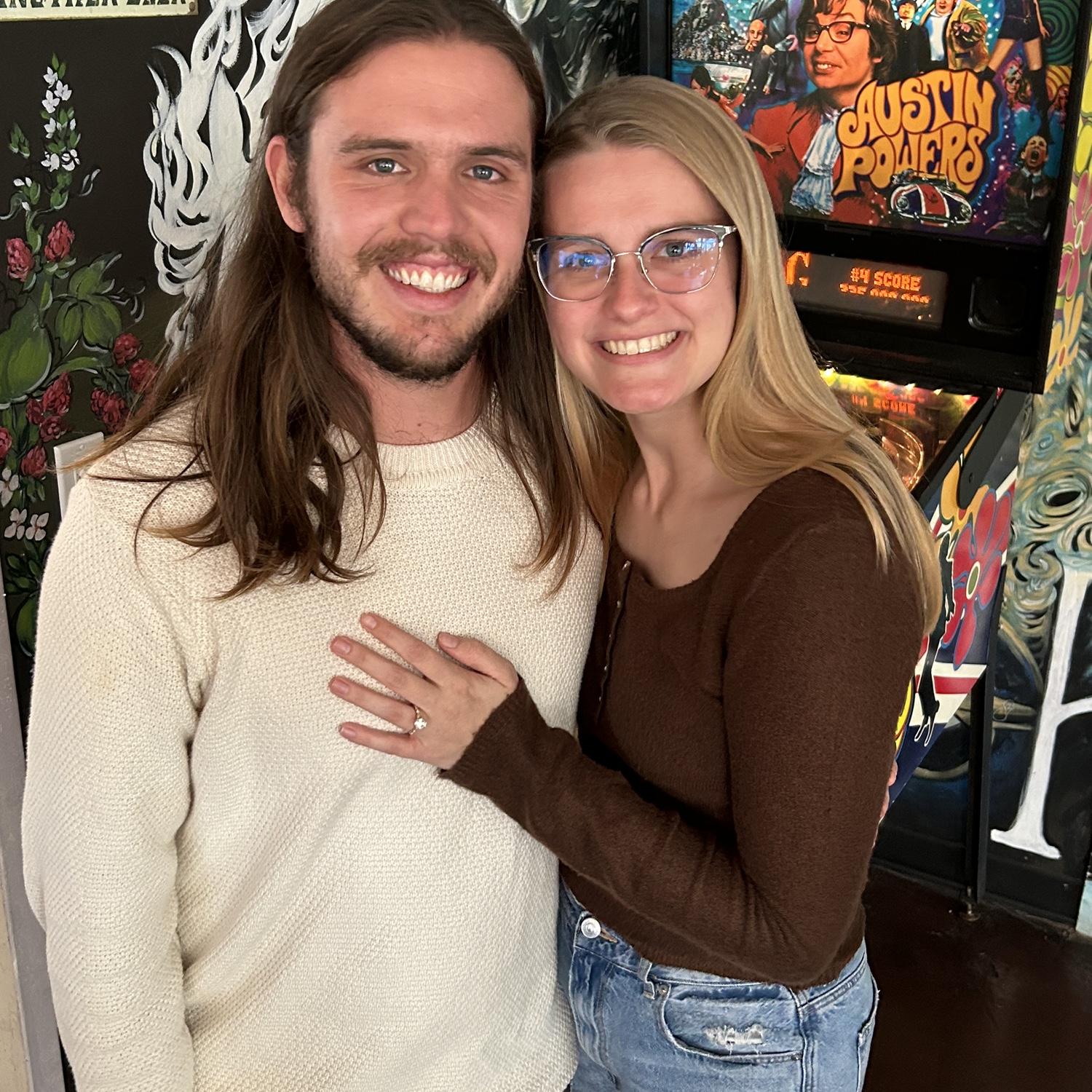 October 2023 in Rock Island, IL on our engagement day