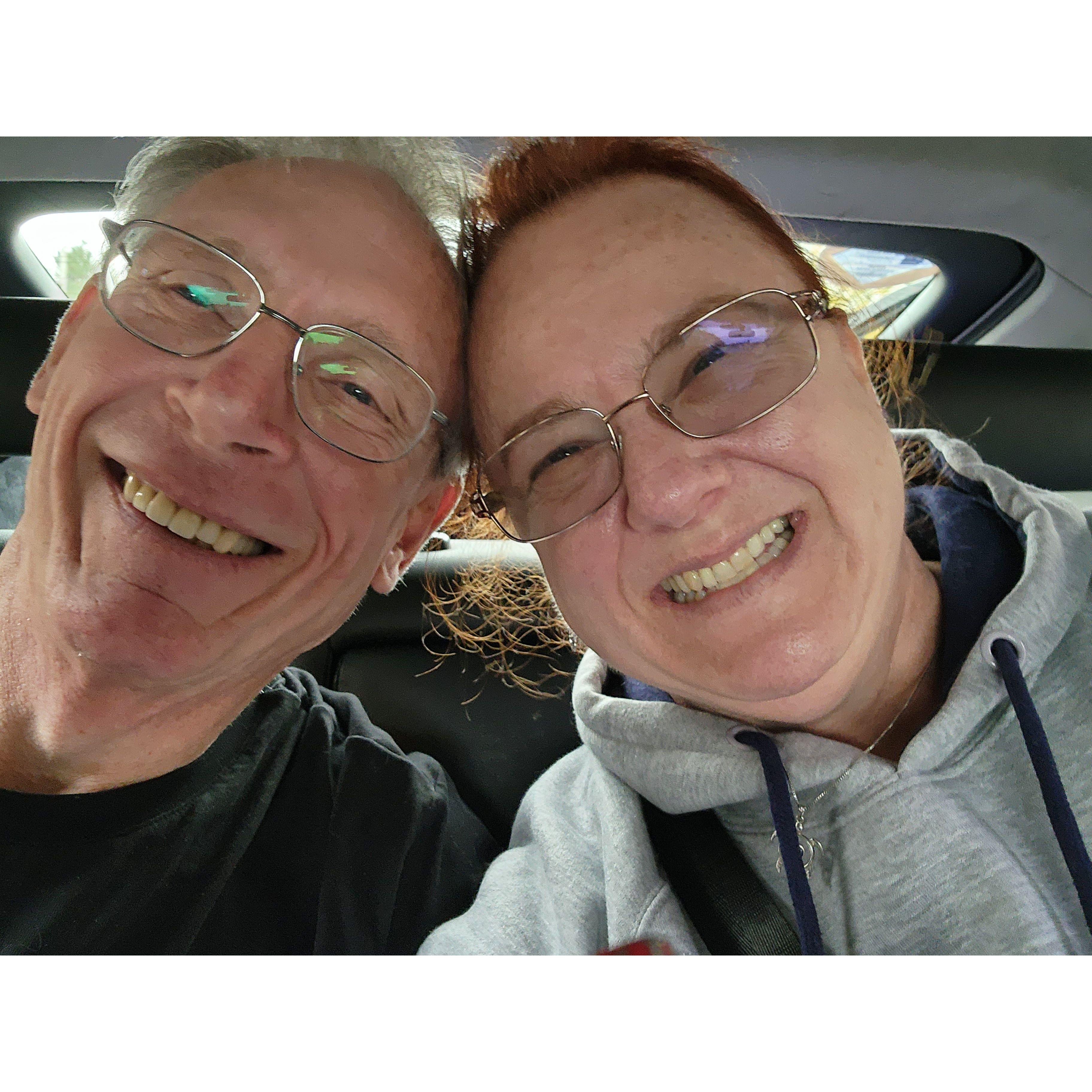 Right after he asked me to marry him in London!