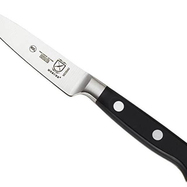 Mercer Culinary Renaissance Forged Paring Knife, 3.5 Inch, Black, Model Number: M23540