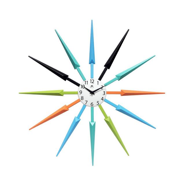 Infinity Instruments Sunburst Wall Clock
