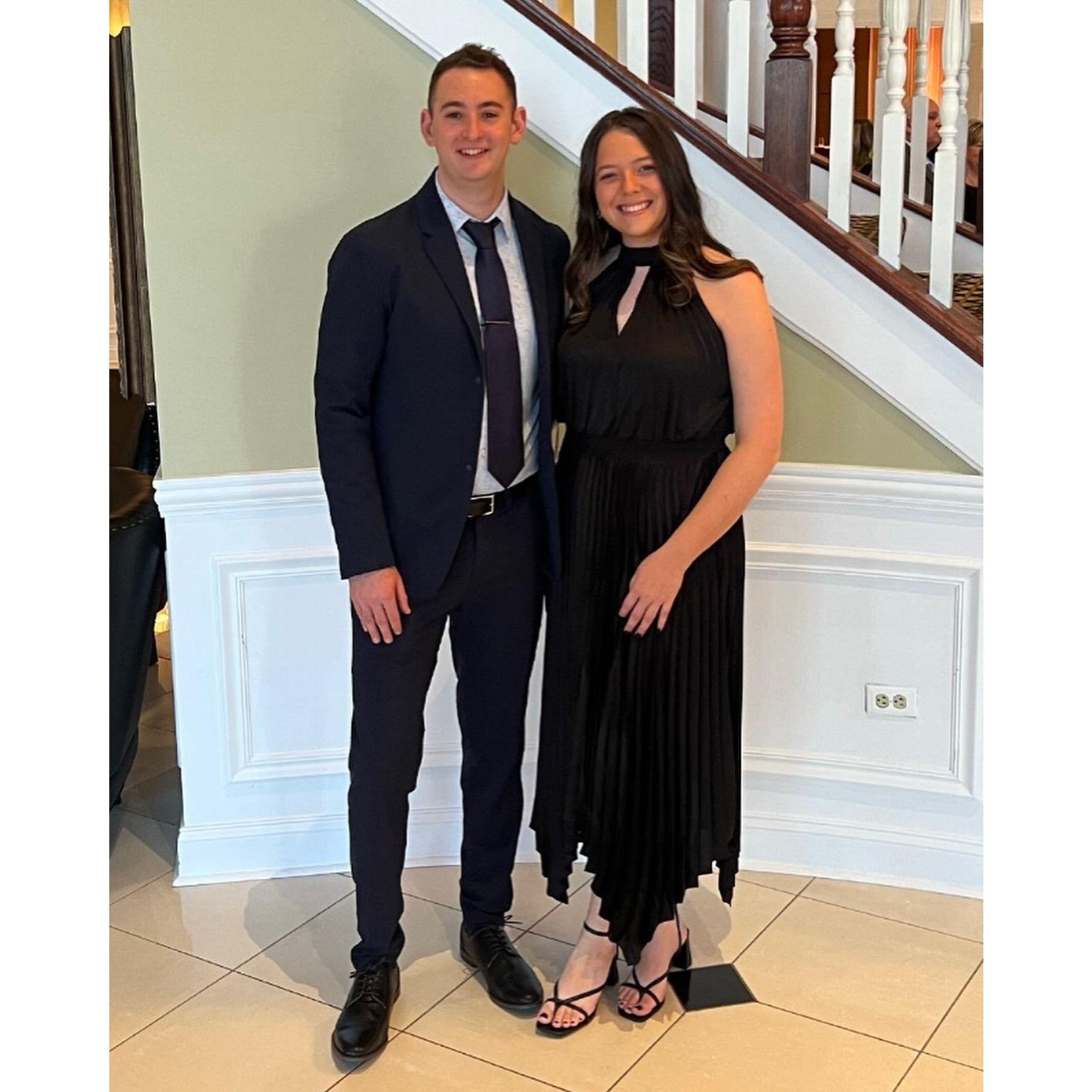 Our 1st wedding together!