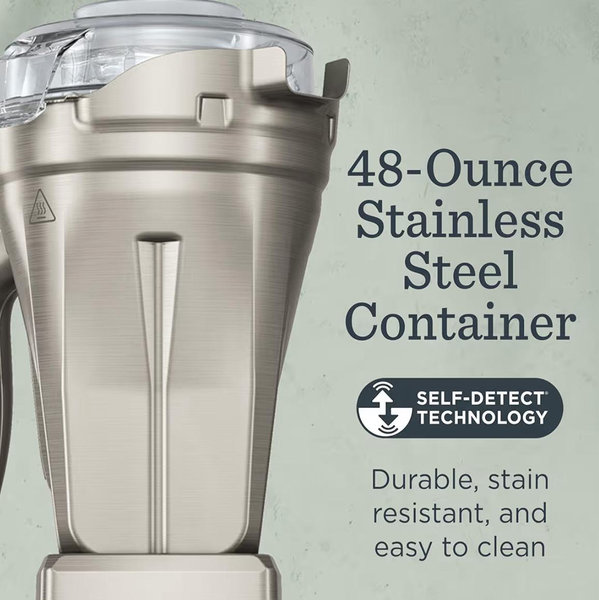 Vitamix 48-Ounce Stainless-Steel Blender Container